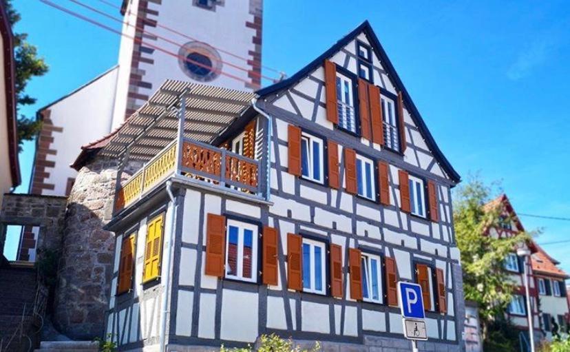 Апарт отель Goldenes Hausle Sulzbach an der Murr Экстерьер фото